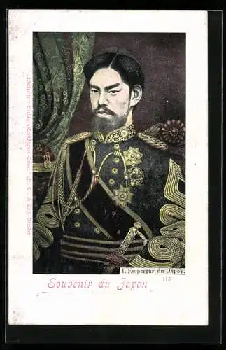 AK Japan, Kaiser Mutsuhito in Uniform