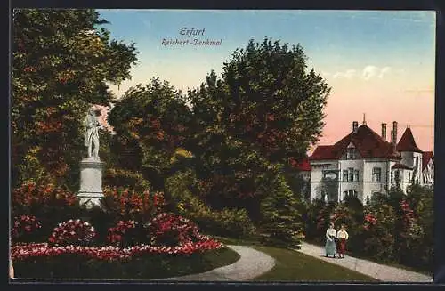 AK Erfurt, Reichart-Denkmal