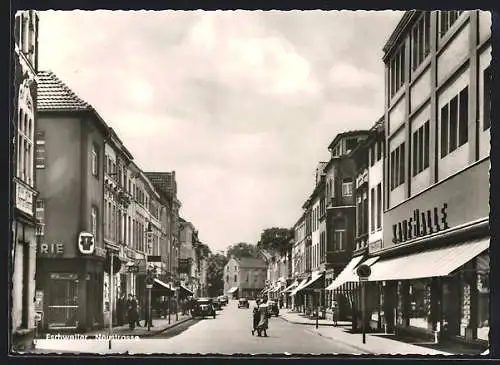 AK Eschweiler, Neustrasse mit Geschäften