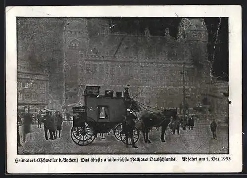 AK Eschweiler bei Aachen, Das älteste und historischste Rathaus Deutschlands