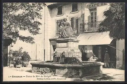 AK Grignan, Statue de Mme de Sévigné