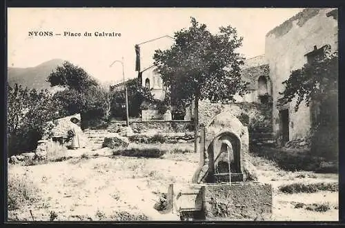 AK Nyons, Place du Calvaire