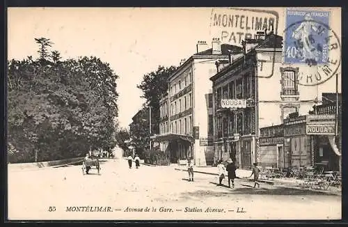 AK Montèlimar, Avenue de la Gare-Station Avenue