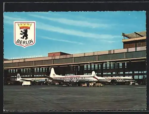 AK Berlin, Zentralflughafen Tempelhof, Wappen