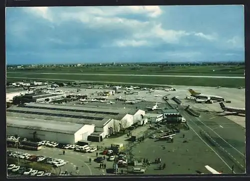 AK Hannover, Flughafen aus der Vogelschau