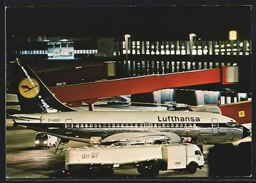 AK Hannover-Langenhagen, Der Flughafen bei Nacht