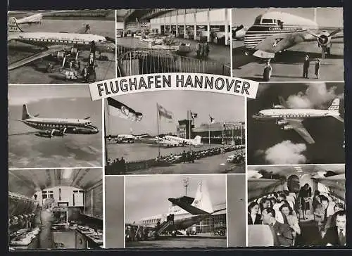 AK Hannover, Flughafen mit neun Ansichten