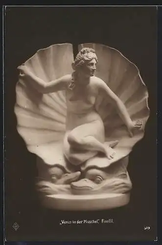 AK Skulptur Venus in der Muschel, Finelli
