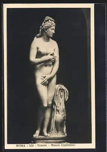 AK Skulptur Roma-524-Venere, Museo Capitolino