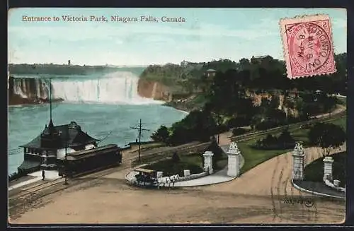 AK Canada, Entrance to Victoria Park, Niagara Falls, Wasserfall