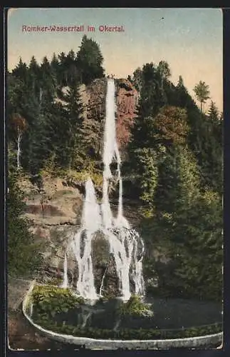 AK Romker-Wasserfall im Okertal