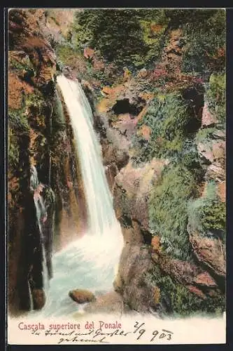 AK Cascate superiore del Ponale, Wasserfall