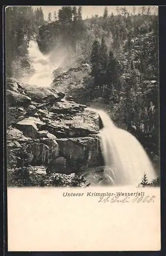 AK Unterer Krimmler-Wasserfall