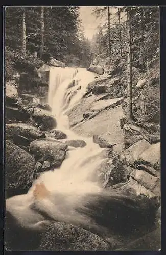 AK Triberg, Wasserfall V. Fall