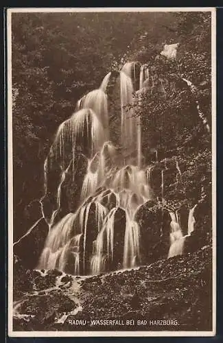 AK Radau-Wasserfall bei Bad Harzburg