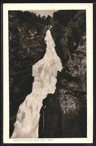 AK Sivlefossen ved Stalheim, Wasserfall