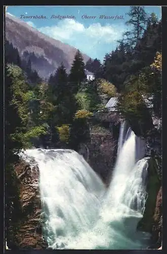 AK Tauernbahn Badgastein Oberer Wasserfall