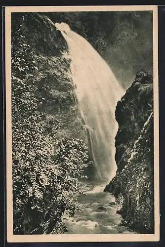 AK Stuibenfall im Oytal, Allgäuer Alpen, Wasserfall