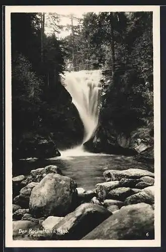 AK Der Kochelfall im Riesengebirge, Wasserfall