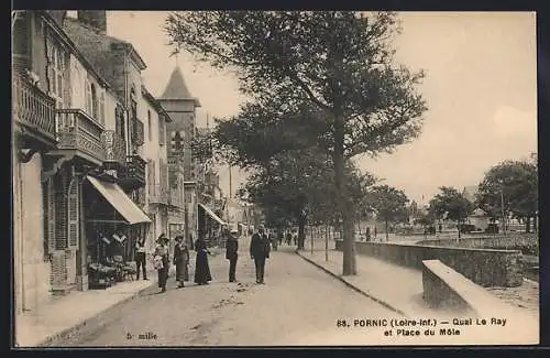 AK Pornic, Quai Le Ray et Place du Môle