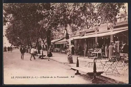 AK Le Pouliguen, L`Entrée de la Promenade