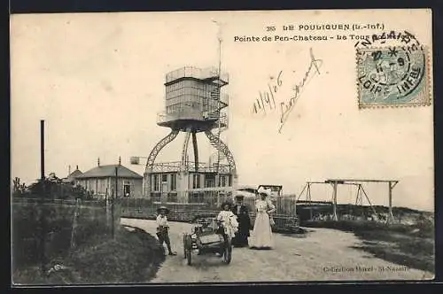 AK Le Pouliguen, Pointe de Pen-Château, Le Tour Réservoir