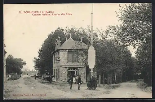 AK La Baule, Grande route et Avenue des Lilas