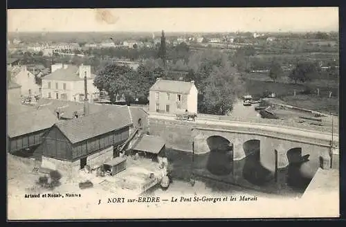 AK Nort-sur-Erdre, Le Pont St-Georges et les Marais