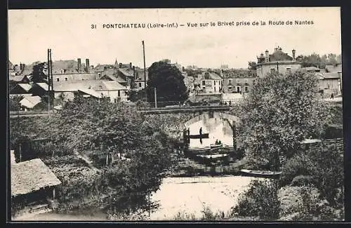 AK Pontchâteau, Vue sur le Brivet prise de la Route de Nantes