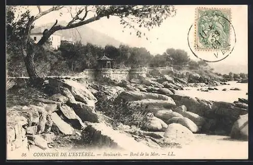 AK Corniche de l`Estérel, Boulouris, Bord de la Mer