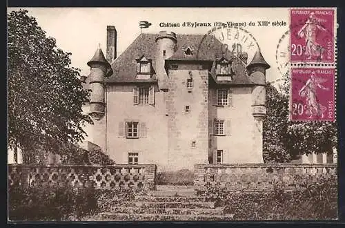 AK Eyjeaux, Château d`Eyjeaux du XIIIe siècle