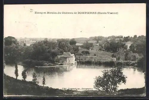 AK Dompierre, Étang et Moulin du Château