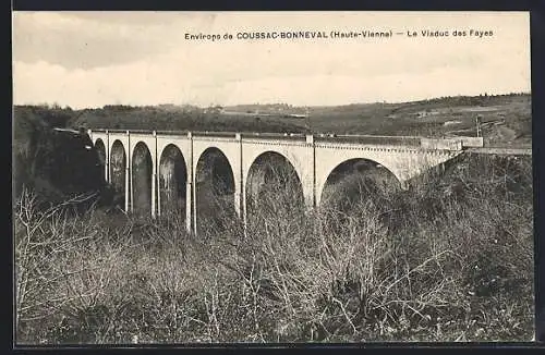 AK Coussac-Bonneval, Le Viaduc des Fayes