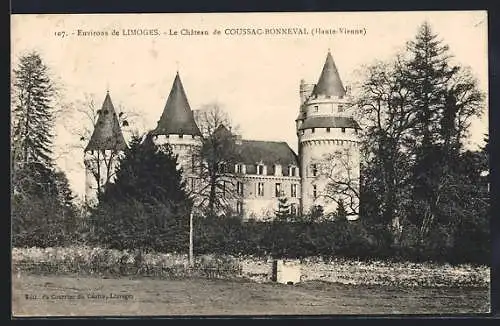 AK Coussac-Bonneval, Le Château de Coussac-Bonneval, Haute-Vienne