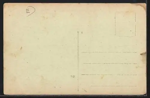 AK Berneuil, Église de Berneuil entourée d`arbres et de passants