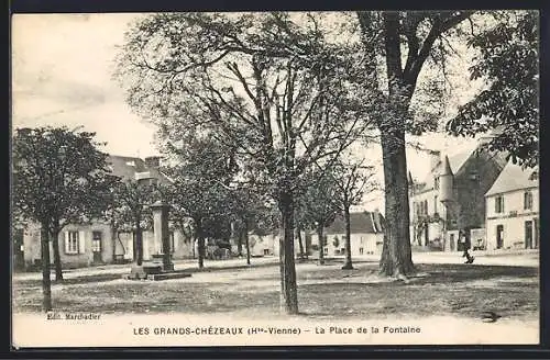 AK Les Grands-Chézeaux, La Place de la Fontaine