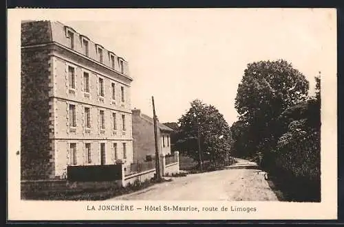 AK La Jonchère, Hôtel St-Maurice, route de Limoges