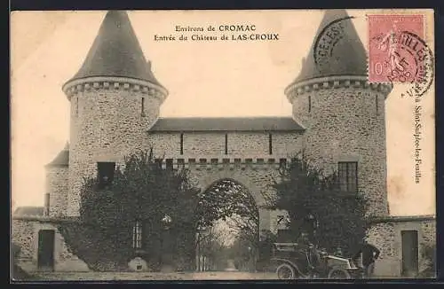 AK Cromac, Entrée du Château de Las-Croux