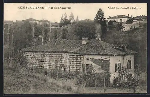 AK Aixe-sur-Vienne, Rue de l`Abreuvoir