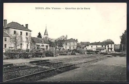 AK Nieul, Quartiers de la Gare