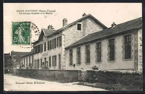 AK Saint-Jouvent, Le Groupe Scolaire et la Mairie