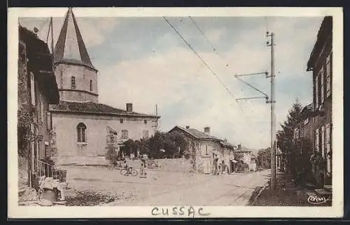 AK Cussac, Place de l`Église