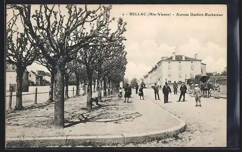 AK Bellac /Hte-Vienne, Avenue Denfert-Rochereau