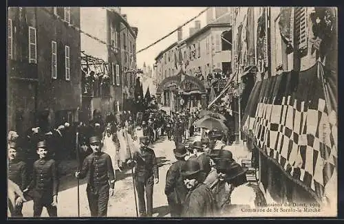 AK Dorat, Ostensions 1904, Commune de St Sornin-la-Marche