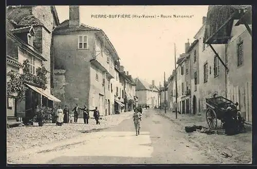 AK Pierre-Buffière /Hte-Vienne, Route Nationale
