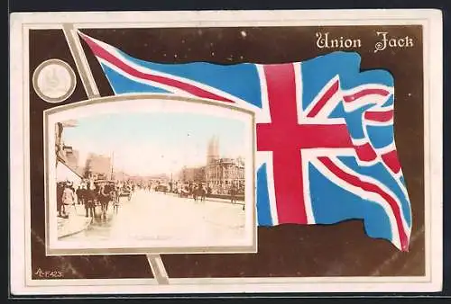 AK Bristol, Tram Centre, Union Jack, Passepartout