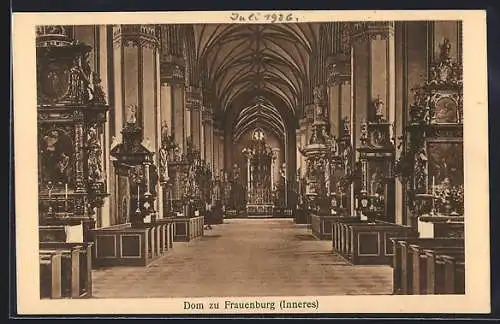 AK Frauenburg, Dom, Innenansicht