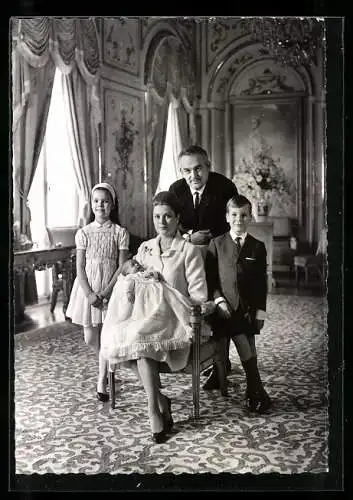 AK Price Albert, la Pricesse Caroline et la Pricesse Stephanie