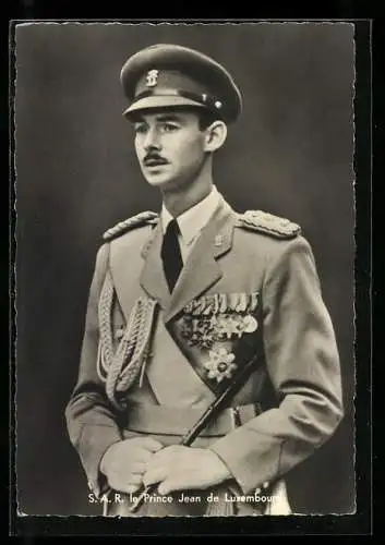AK Portrait Jean von Luxemburg in Uniform