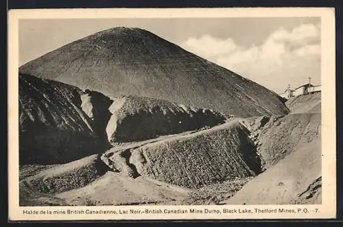 AK Thetford, Halde de la mine British Canadienne, Lac Noir, Britisch Canadian Mine Dump, Black Lake, Thetford Mines